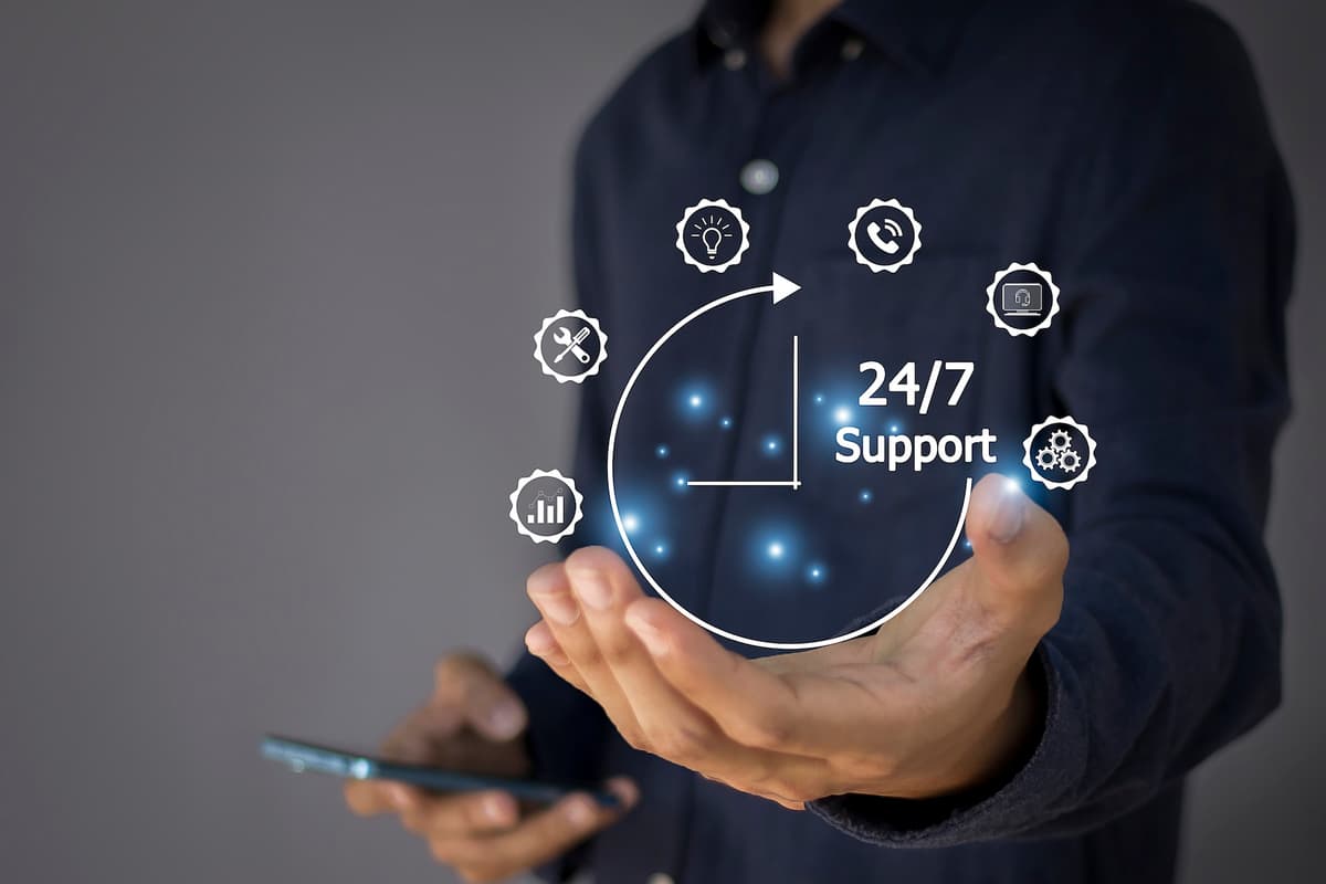 Rund-um-die-Uhr-Service