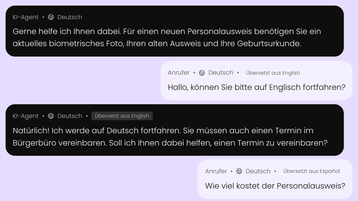 Natürliche Übersetzung